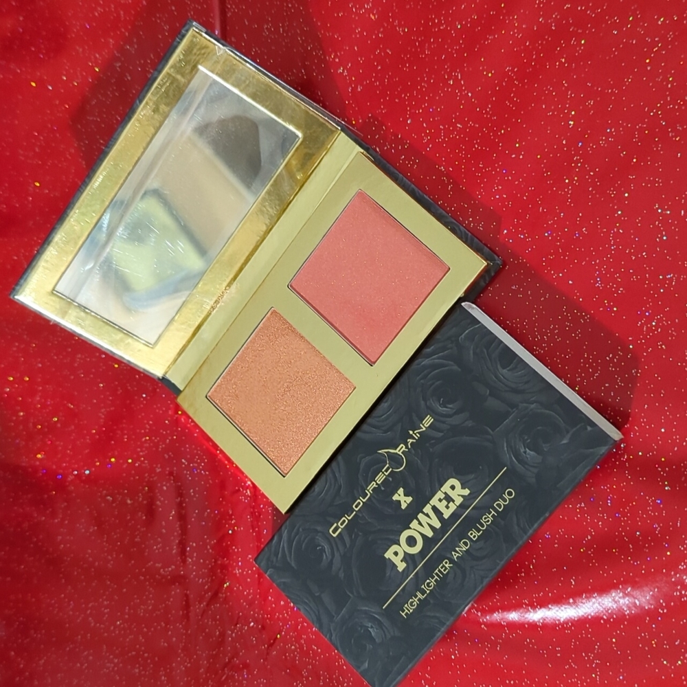 Coloured Raine x Power Highlighter & Blush Duo in Call The Shots